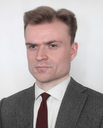 Portrait photo of Nils Klintvik Olofsson, sci-fi author from Sweden.